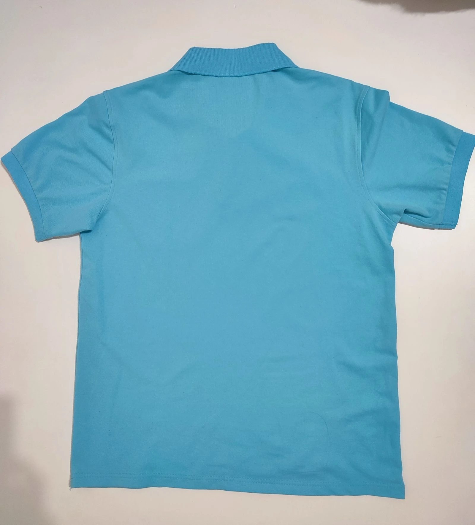 Vintage Lacoste polohemd lichtblauw met zak Maat 6 (XL) – photo 2